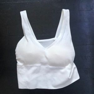 White bralette from SHEIN